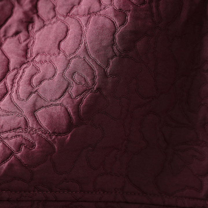 Veste mi-longue à manches longues en coton jacquard avec poches et boutons d'automne Buddha Stones - image 10