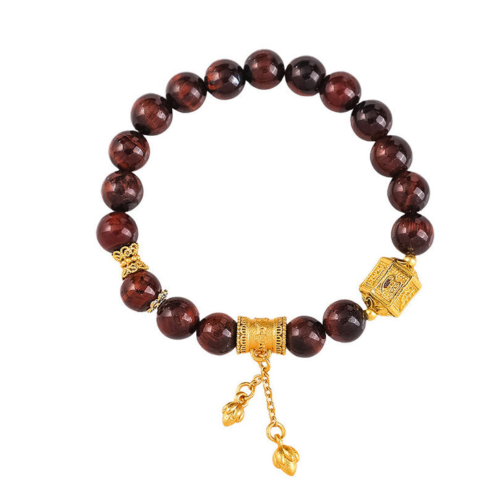 Bracelet d'équilibre en alliage d'œil de tigre et Buddha Stones - image 4