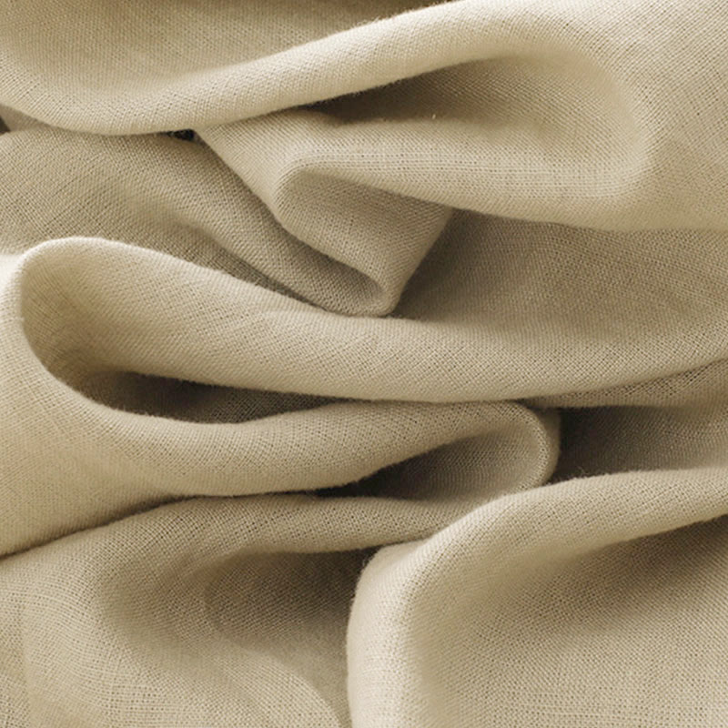 Robe midi en coton à manches longues et poches, ornée de boutons simples et de motifs Buddha Stones Fall Commute - image 14