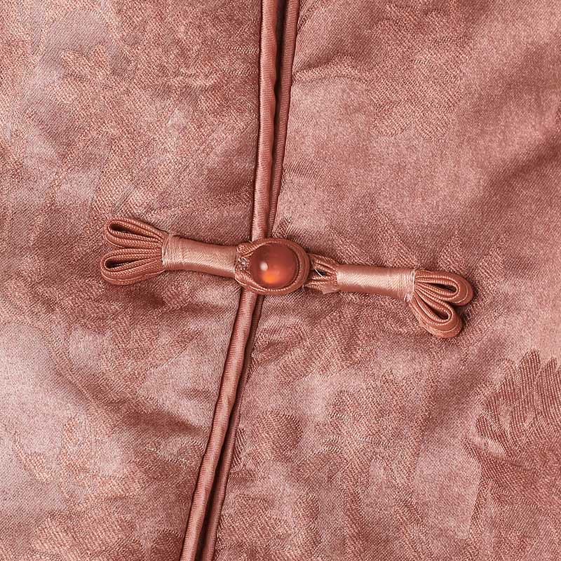 Veste épaisse à manches longues pour femme, ornée de boutons en forme de grenouille et de motifs traditionnels chinois, Buddha Stones  - image 23