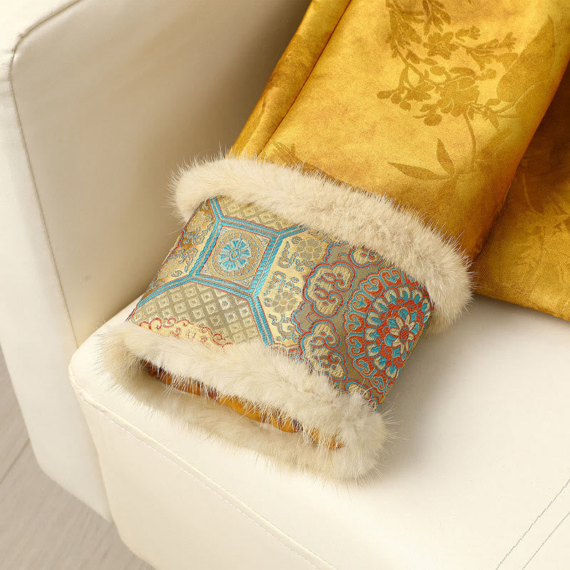 Veste épaisse à manches longues pour femme, ornée de boutons en forme de grenouille et de motifs traditionnels chinois, Buddha Stones  - image 8