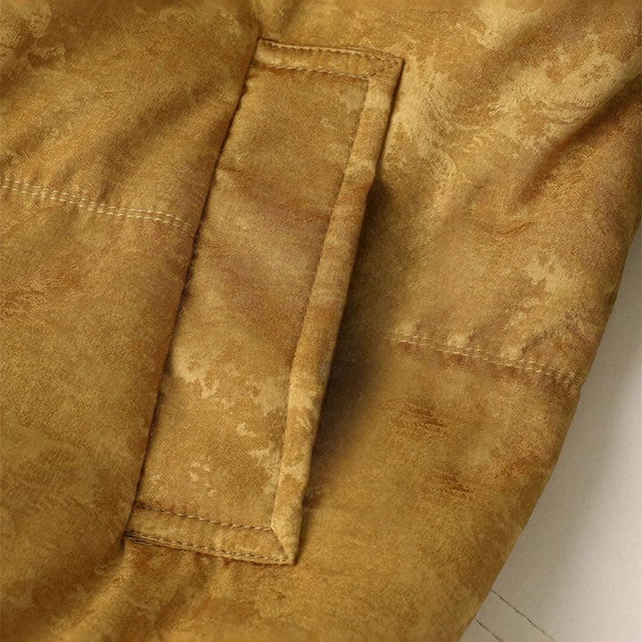 Veste épaisse à manches longues pour femme, en jacquard à motif foncé avec boutons grenouille et Buddha Stones, dotée de poches. - image 10