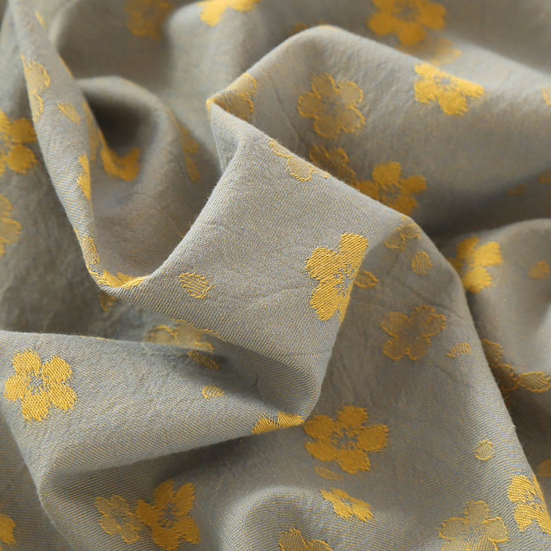Ensemble 2 pièces Buddha Stones : chemise à manches longues à boutons brandebourg et pantalon à poches en pur coton, orné de motifs floraux colorés.  - image 1
