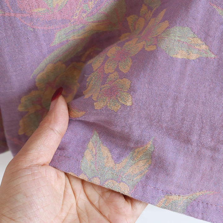 Ensemble 2 pièces en coton Buddha Stones : chemise à manches longues, col rond et boutons, avec poches.  - image 22