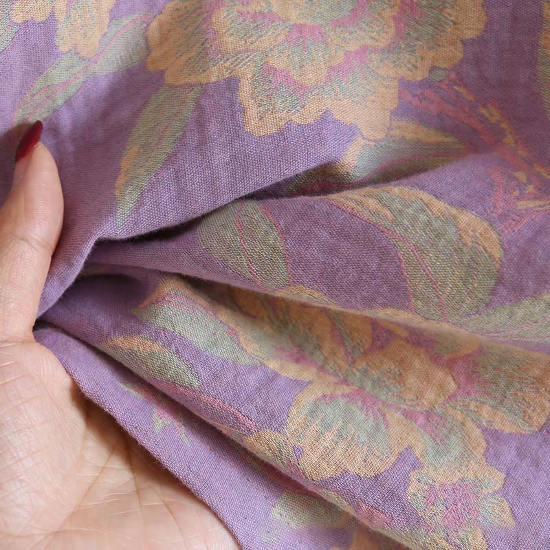 Ensemble 2 pièces en coton Buddha Stones : chemise à manches longues, col rond et boutons, avec poches.  - image 23