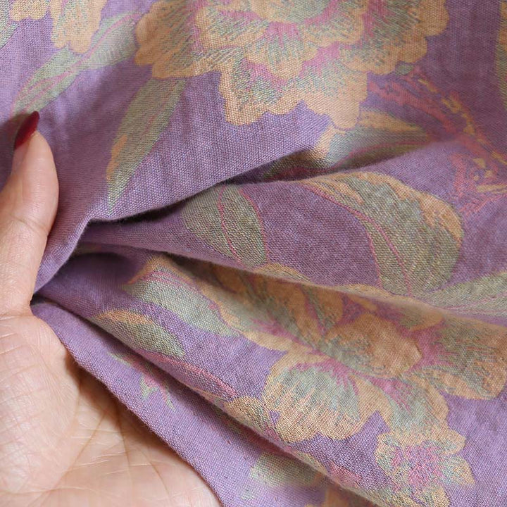 Ensemble 2 pièces en coton Buddha Stones : chemise à manches longues, col rond et boutons, avec poches.  - image 23