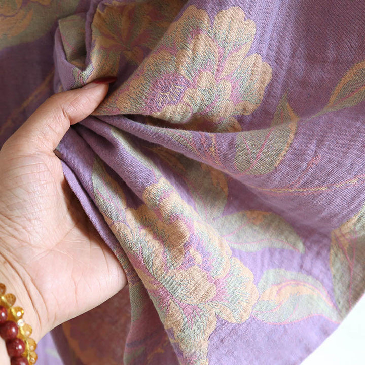 Ensemble 2 pièces en coton Buddha Stones : chemise à manches longues, col rond et boutons, avec poches.  - image 13