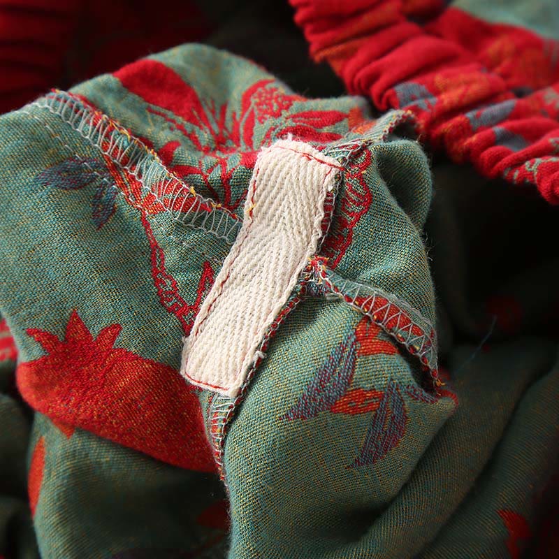 Ensemble 2 pièces en pur coton, motif Buddha Stones : chemise à manches longues boutonnée brandebourg et pantalon à poches.  - image 13