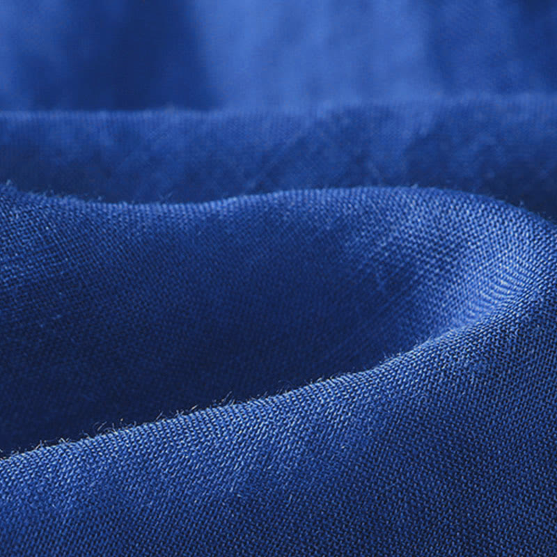 Chemise à manches longues pour femme avec poche et revers, motif Buddha Stones et automne - image 24