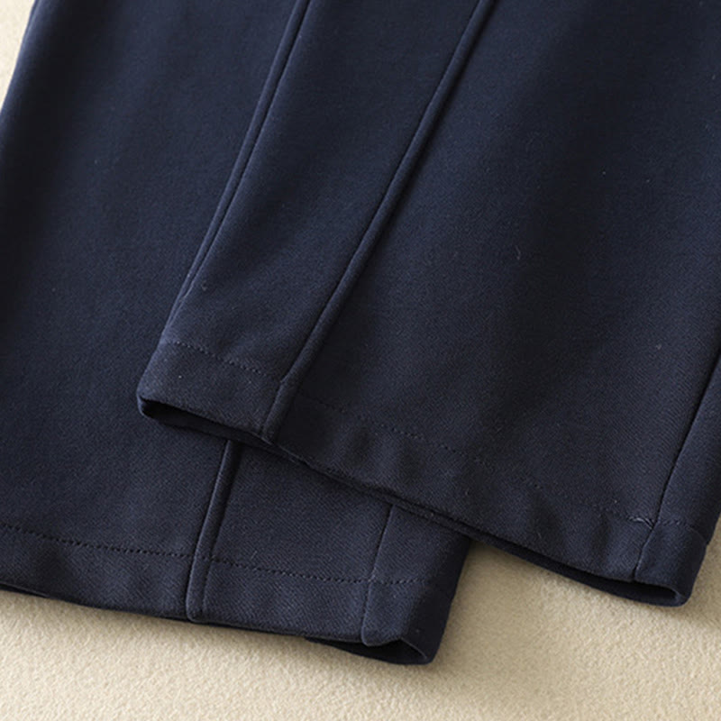 Pantalon large pour femme Buddha Stones Midnightblue avec fermeture éclair, doublure polaire thermique et poches - image 9