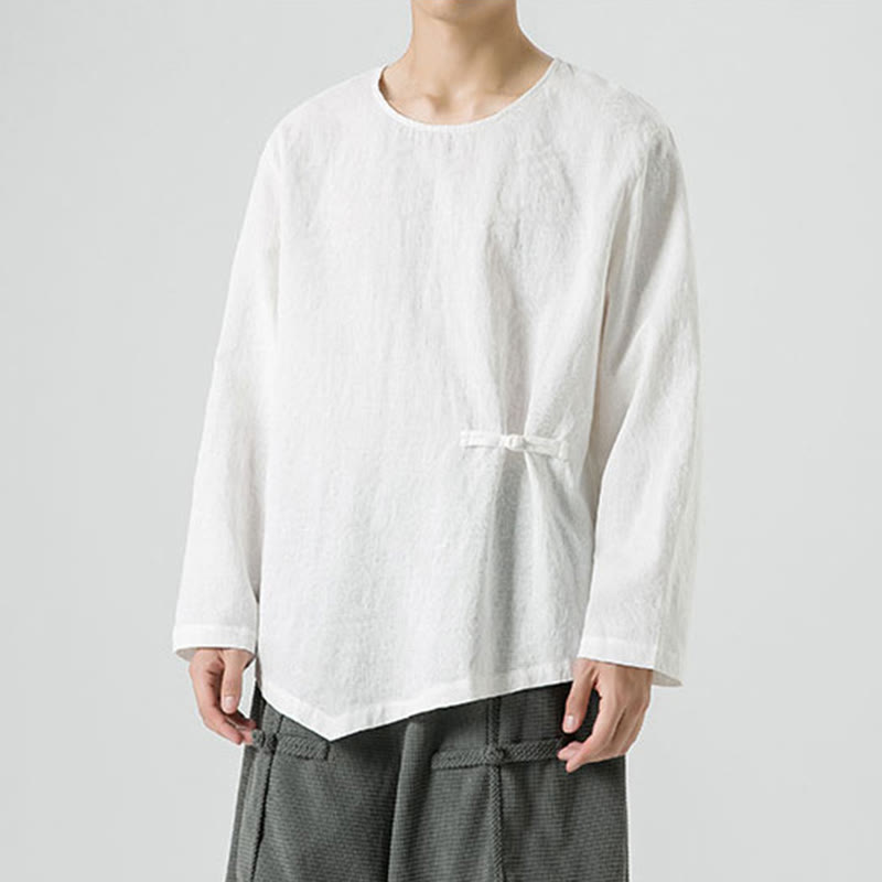 T-shirt à manches longues en coton uni, motif grenouille chinoise, pour homme, inspiré des Buddha Stones - image 12