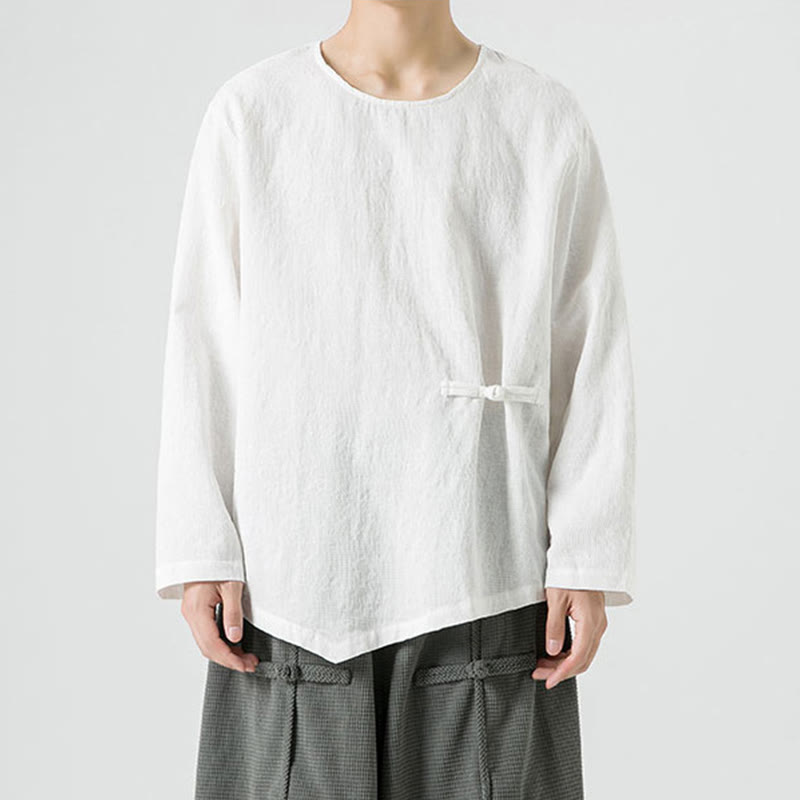 T-shirt à manches longues en coton uni, motif grenouille chinoise, pour homme, inspiré des Buddha Stones - image 11