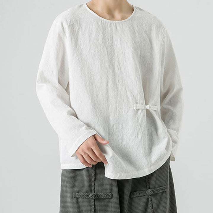 T-shirt à manches longues en coton uni, motif grenouille chinoise, pour homme, inspiré des Buddha Stones - image 18