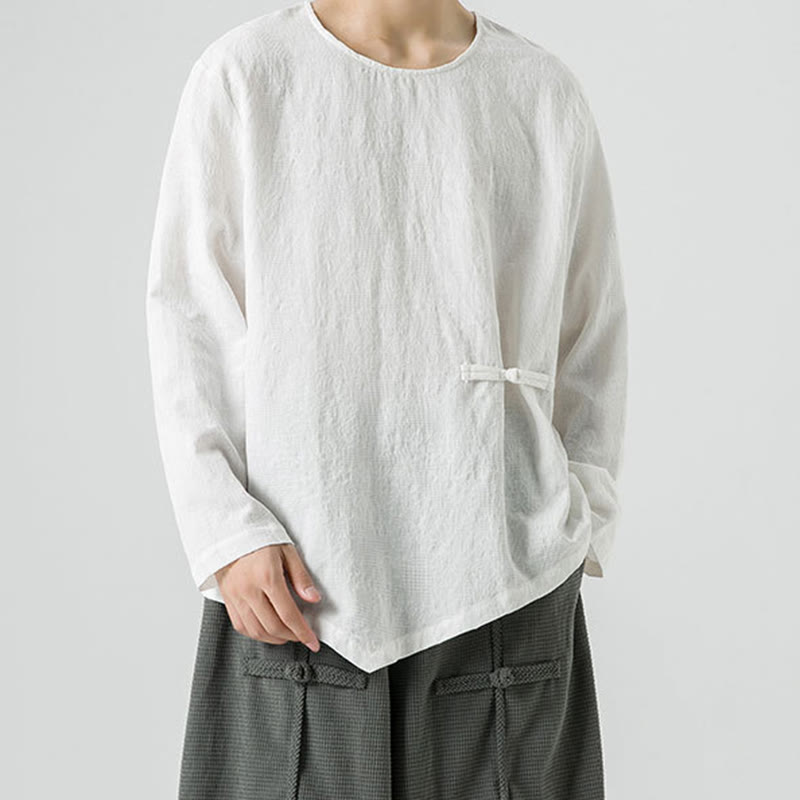 T-shirt à manches longues en coton uni, motif grenouille chinoise, pour homme, inspiré des Buddha Stones - image 15