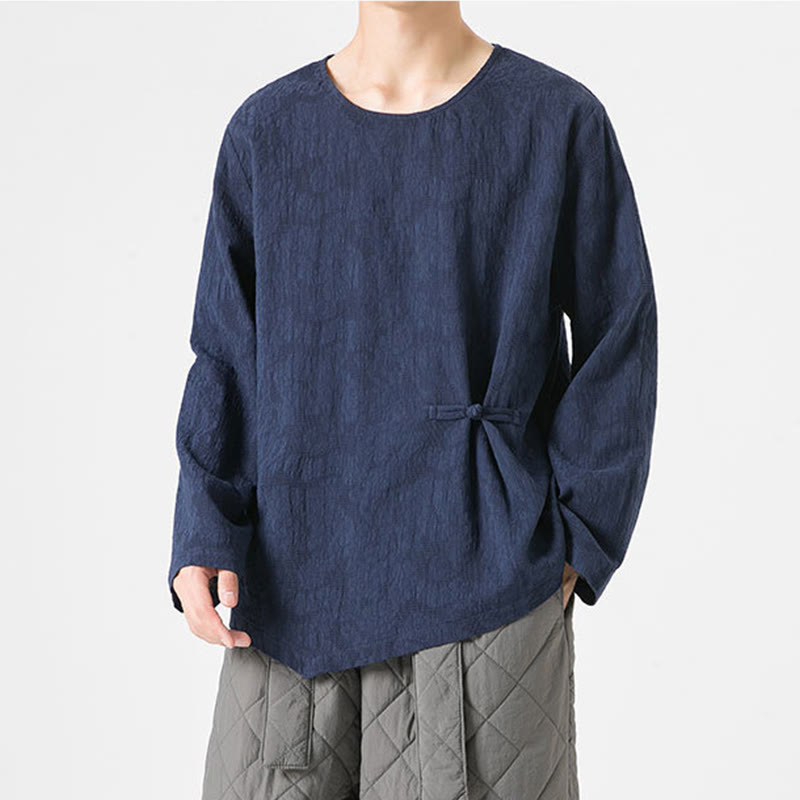 T-shirt à manches longues en coton uni, motif grenouille chinoise, pour homme, inspiré des Buddha Stones - image 3