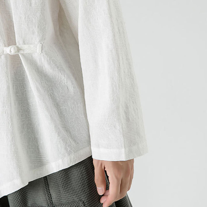 T-shirt à manches longues en coton uni, motif grenouille chinoise, pour homme, inspiré des Buddha Stones - image 22