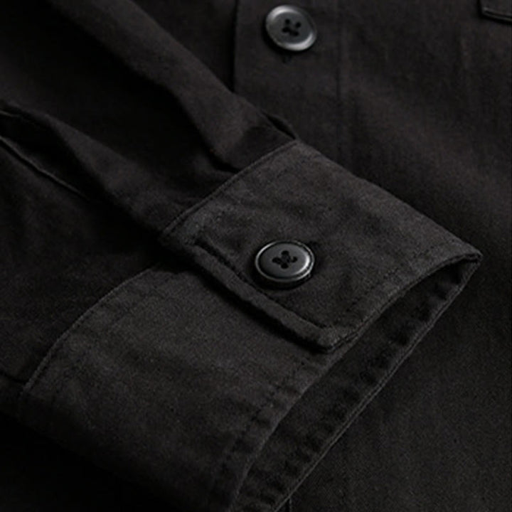 Veste deux-pièces en coton à manches longues avec poches, motif à carreaux printaniers Buddha Stones. - image 7