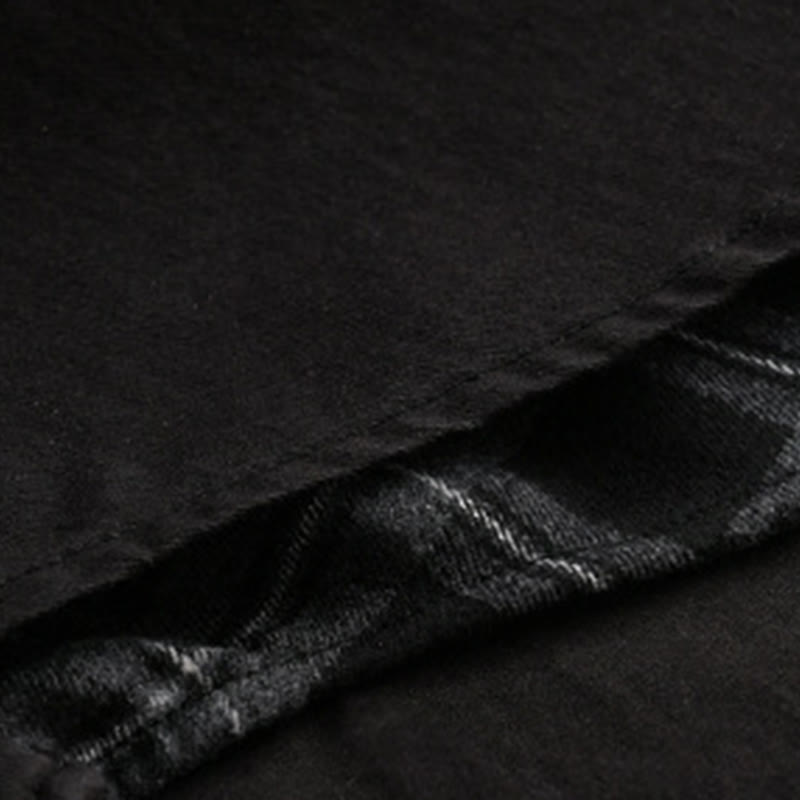 Veste deux-pièces en coton à manches longues avec poches, motif à carreaux printaniers Buddha Stones. - image 6