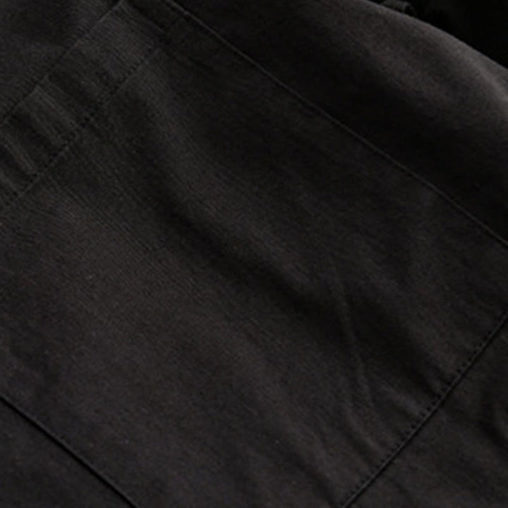 Veste deux-pièces en coton à manches longues avec poches, motif à carreaux printaniers Buddha Stones. - image 9