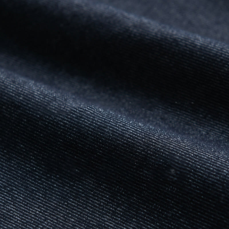 Veste en coton pour homme, manches longues, avec poches, motif Buddha Stones et boutons unis - image 5