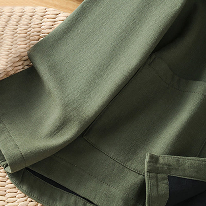 Veste thermique d'hiver pour femme Buddha Stones, manches longues, doublée en polaire de coton, avec poches et boutons grenouille - image 20