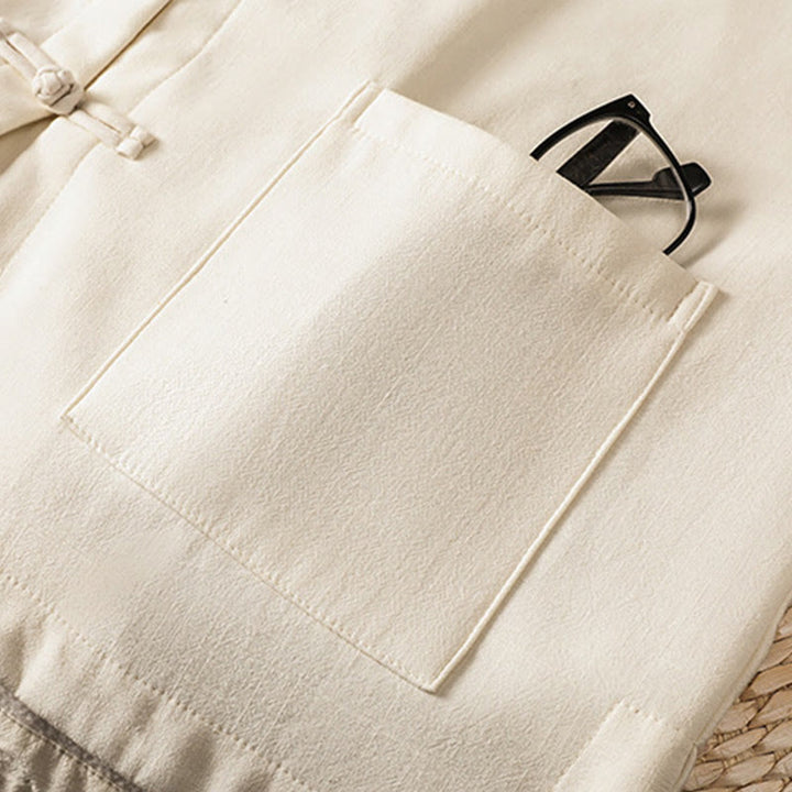 Veste thermique d'hiver pour femme Buddha Stones, manches longues, doublée en polaire de coton, avec poches et boutons grenouille - image 8