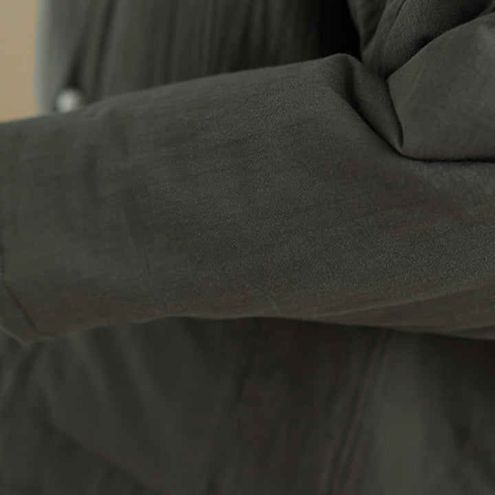 Veste thermique d'hiver à manches longues en coton pour femme, avec poches, Buddha Stones - image 22