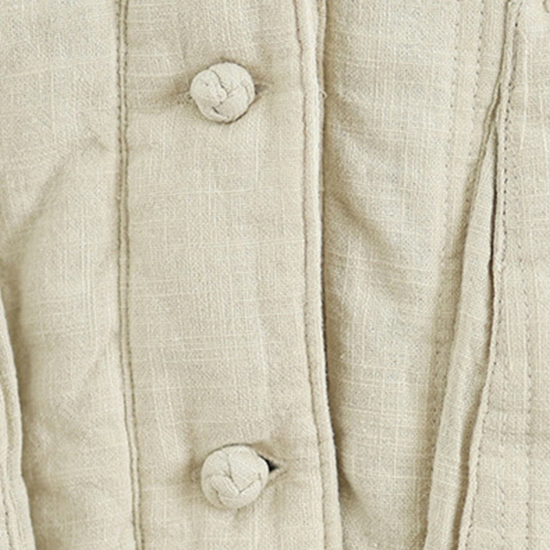 Veste thermique d'hiver pour femme en coton uni à manches longues avec poches , Buddha Stones - image 12