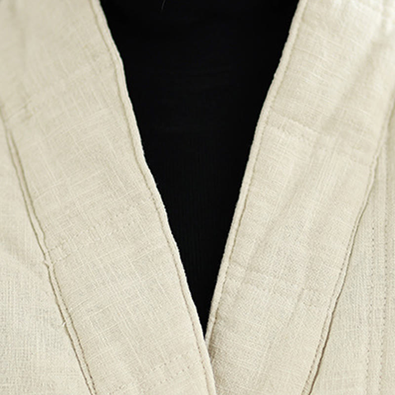 Veste thermique d'hiver pour femme en coton uni à manches longues avec poches , Buddha Stones - image 9