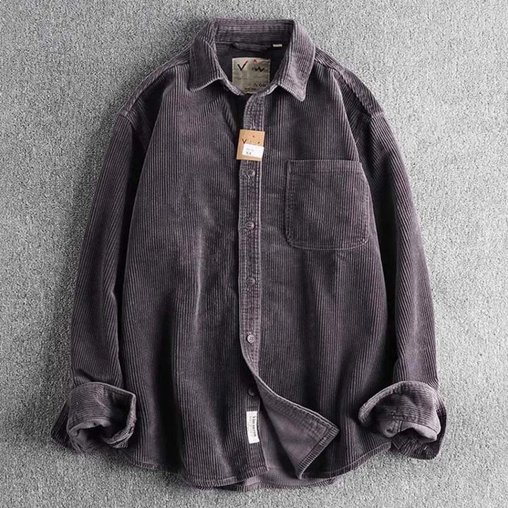 Veste homme à manches longues épaisse avec poches, couleur unie, à boutons simples et motif Buddha Stones - Gris - US/UK/AU44，EU54 (4XL) - image 9