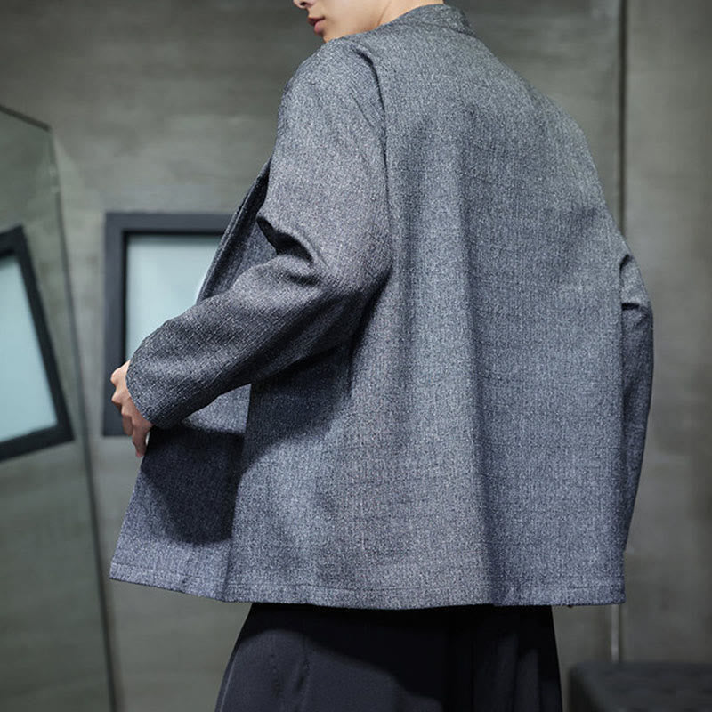 Veste homme à manches longues, couleur unie , Buddha Stones, printemps/automne - image 3