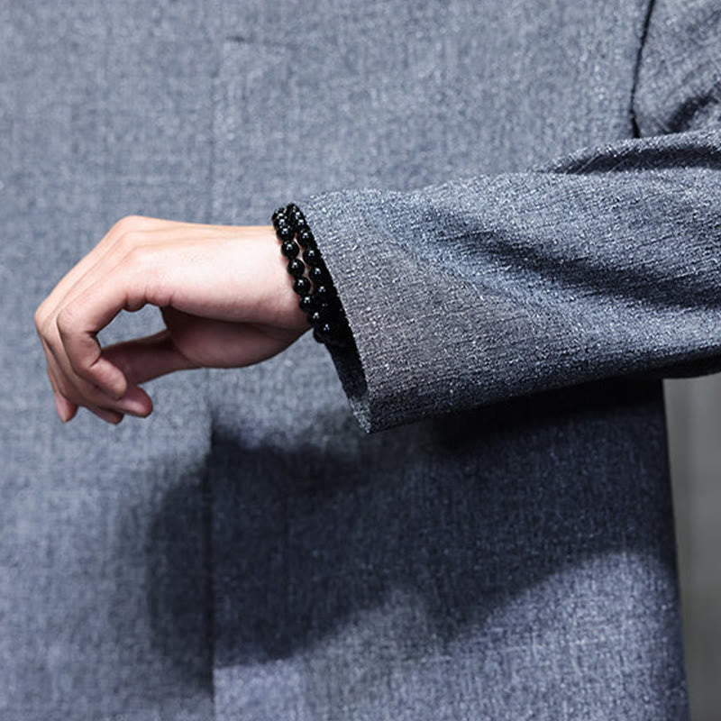 Veste homme à manches longues, couleur unie , Buddha Stones, printemps/automne - image 11