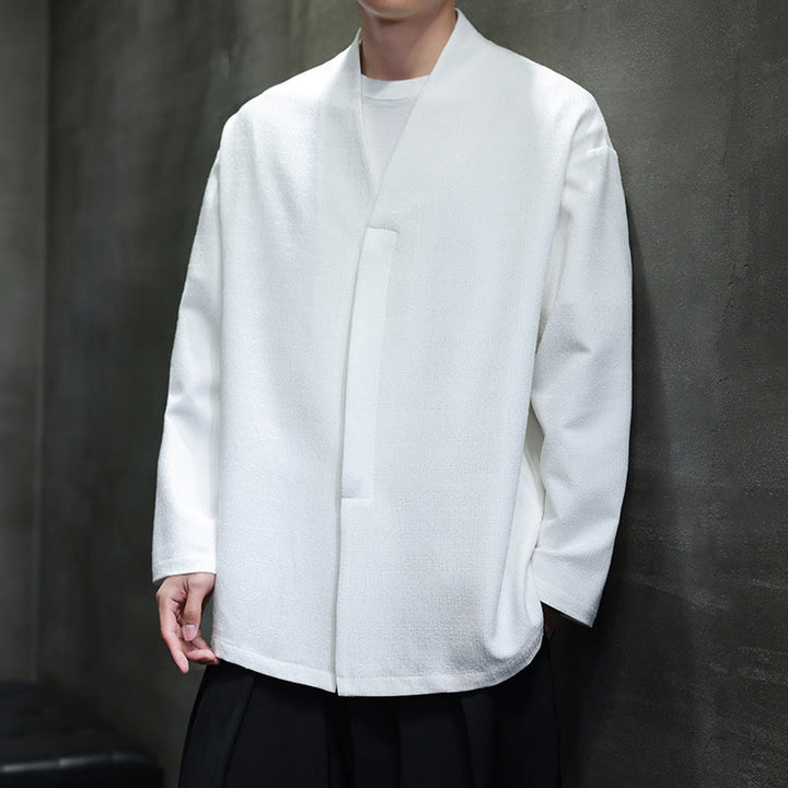 Veste homme à manches longues, couleur unie , Buddha Stones, printemps/automne - image 16