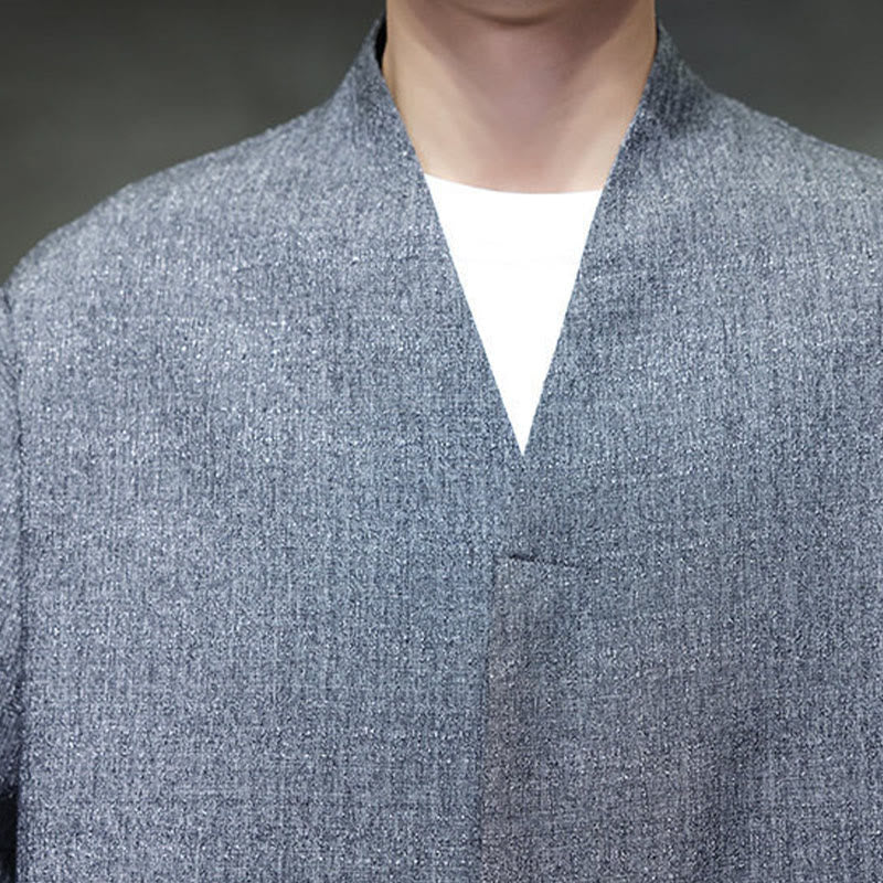 Veste homme à manches longues, couleur unie , Buddha Stones, printemps/automne - image 8