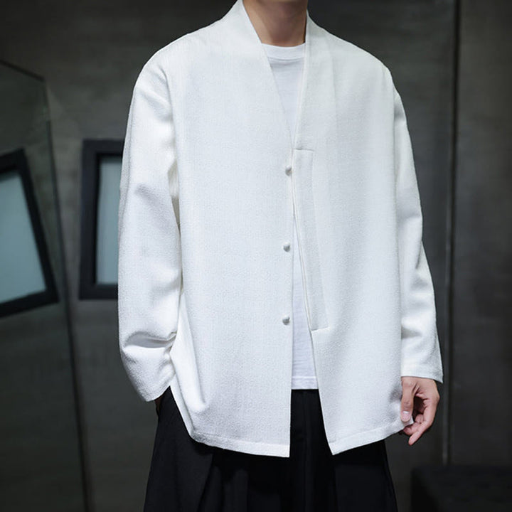 Veste homme à manches longues, couleur unie , Buddha Stones, printemps/automne - image 13