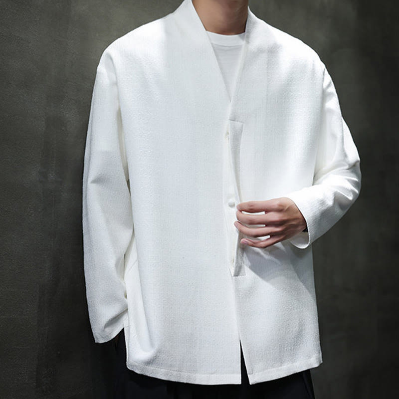 Veste homme à manches longues, couleur unie , Buddha Stones, printemps/automne - image 17