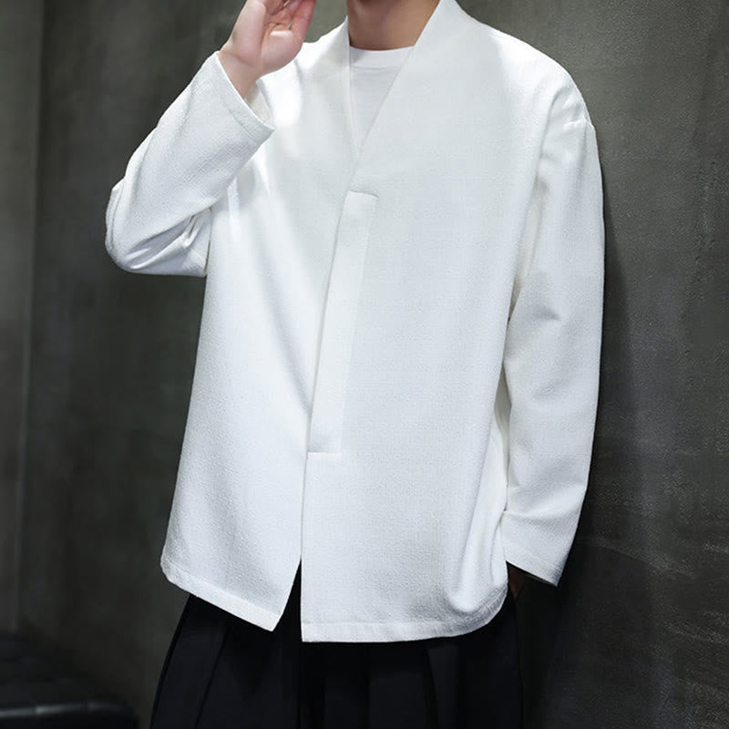 Veste homme à manches longues, couleur unie , Buddha Stones, printemps/automne - image 14