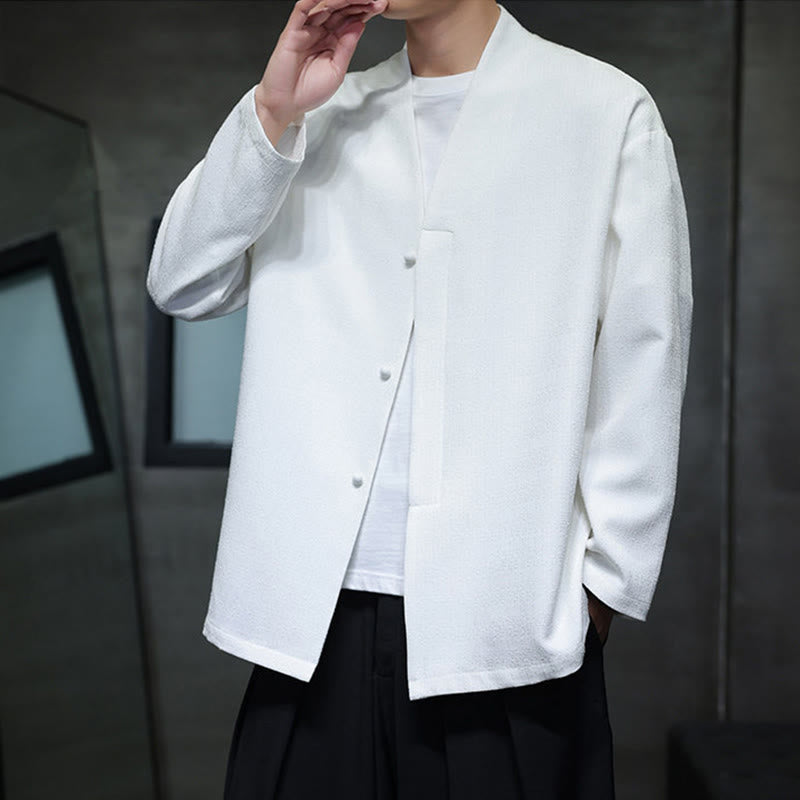 Veste homme à manches longues, couleur unie , Buddha Stones, printemps/automne - image 18