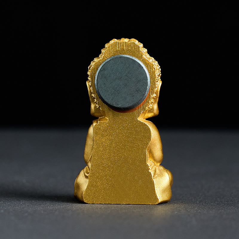 Buddha Stones Statue de Tathagata Bouddha Aimant pour réfrigérateur Décoration intérieure - image 4