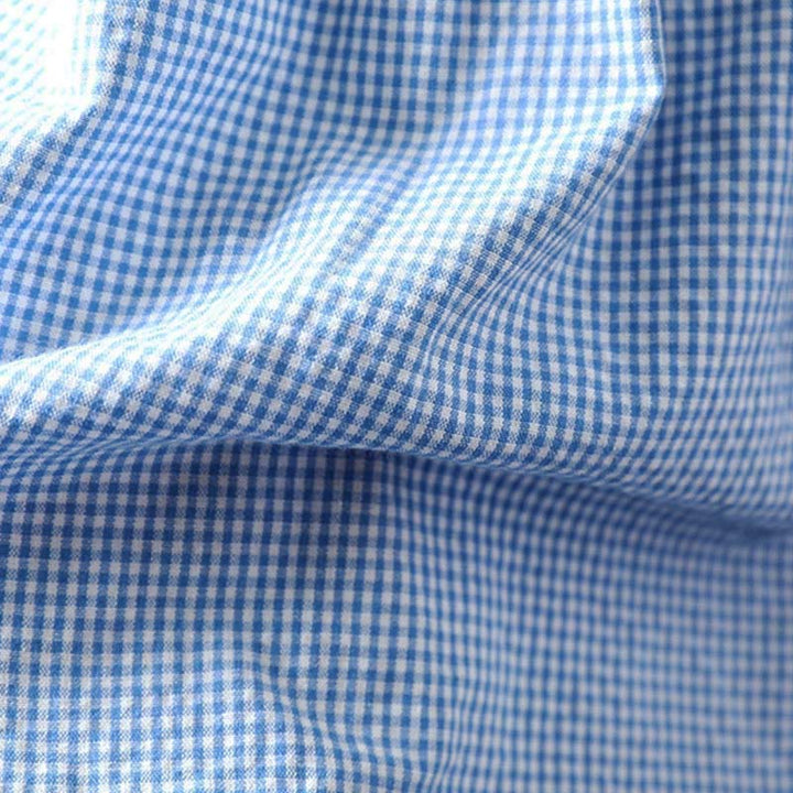 Chemise en coton à petits carreaux, manches longues, Buddha Stones , printemps - image 10