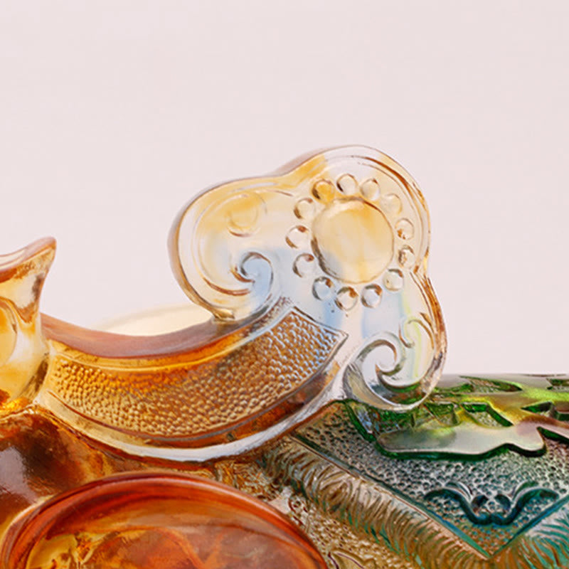 Buddha Stones, cristal Liuli fait main, éléphant, œuvre d'art, sagesse, richesse, décoration intérieure - image 13