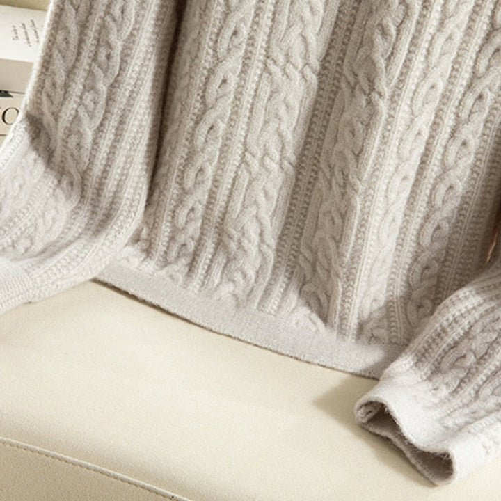 Cardigan en maille de coton à manches longues pour femme, orné de boutons torsadés et de Buddha Stones . - image 39