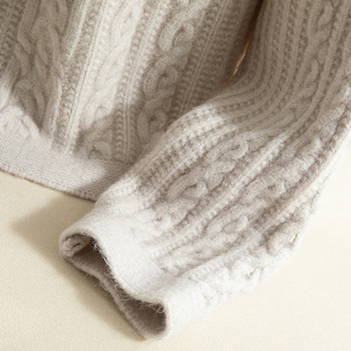 Cardigan en maille de coton à manches longues pour femme, orné de boutons torsadés et de Buddha Stones . - image 41