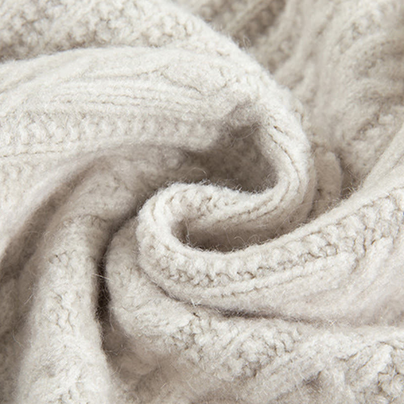 Cardigan en maille de coton à manches longues pour femme, orné de boutons torsadés et de Buddha Stones . - image 45