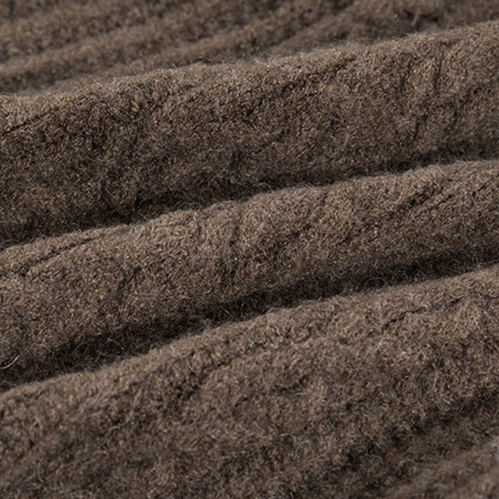 Cardigan en maille de coton à manches longues pour femme, orné de boutons torsadés et de Buddha Stones . - image 12