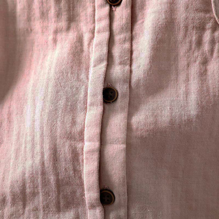 Buddha Stones Chemise en coton à manches longues, col en dentelle et boutons, pour femme, idéale pour le printemps et l'automne. - image 10