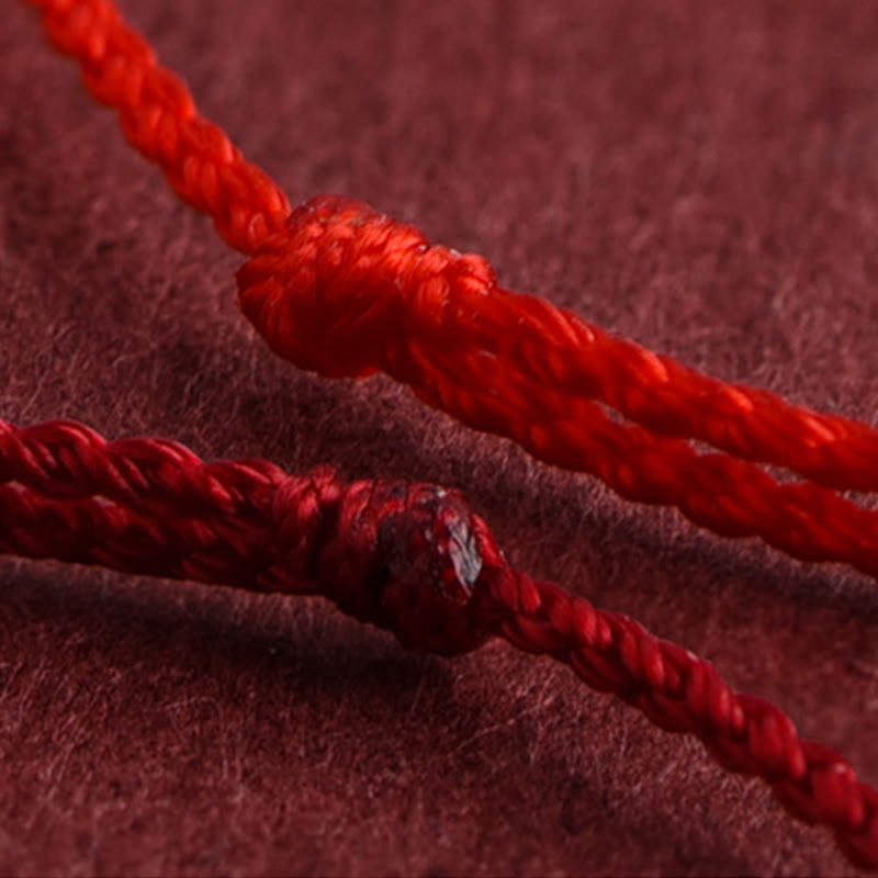 Bracelet de cheville en jade Hetian naturel avec boucle de paix et Buddha Stones, orné d'un cordon symbole d'abondance. - image 15