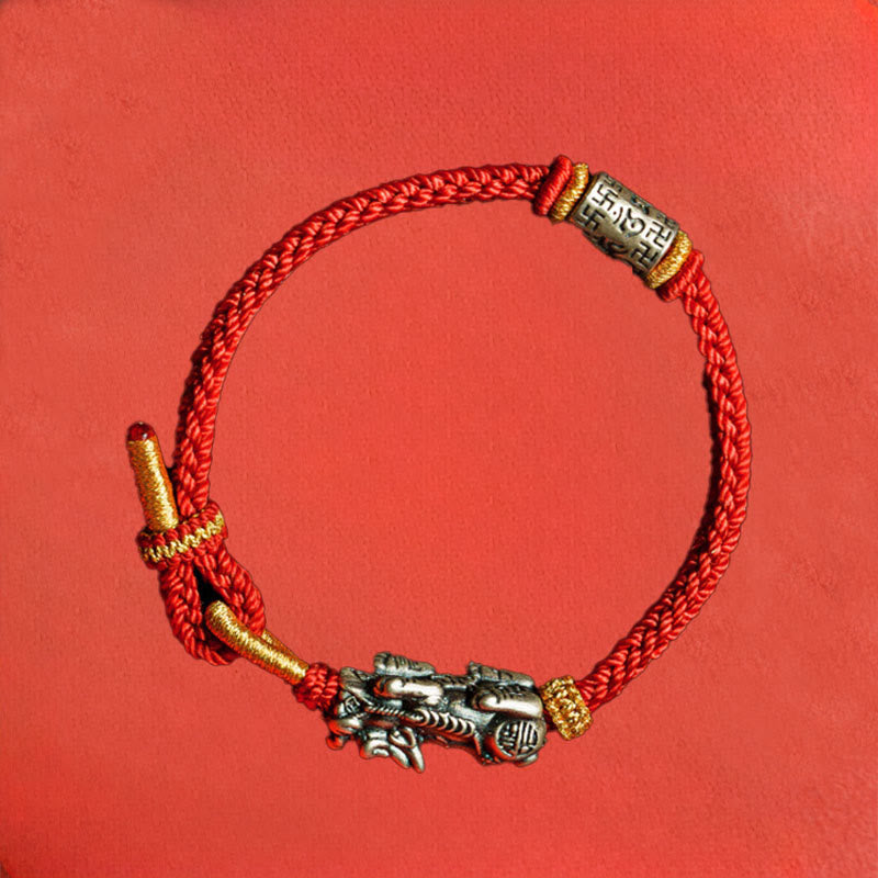 Bracelet de protection en argent sterling 925 Buddha Stones Pixiu Om Mani Padme Hum - image 10