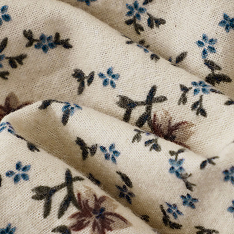 Chemise à manches longues en coton pour femme, imprimé floral automnal Buddha Stones - image 16