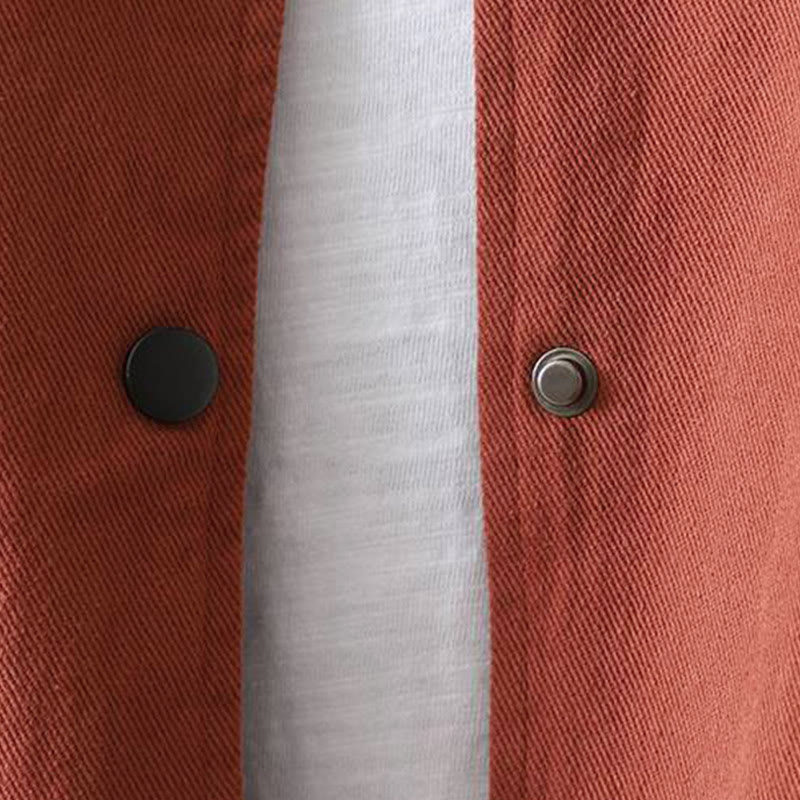 Veste d'extérieur à manches longues pour femme, motif Buddha Stones, avec poches et boutons - image 3